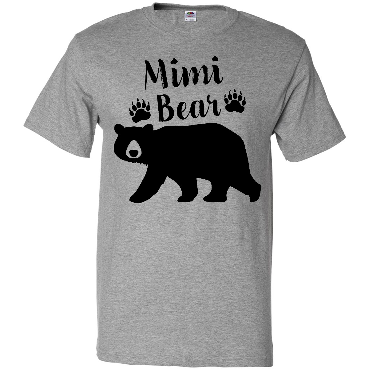 Inktastic Mimi Bär in Schwarz T-Shirt Familie Oma Oma Fun Nase Neu - Bild 3 von 6