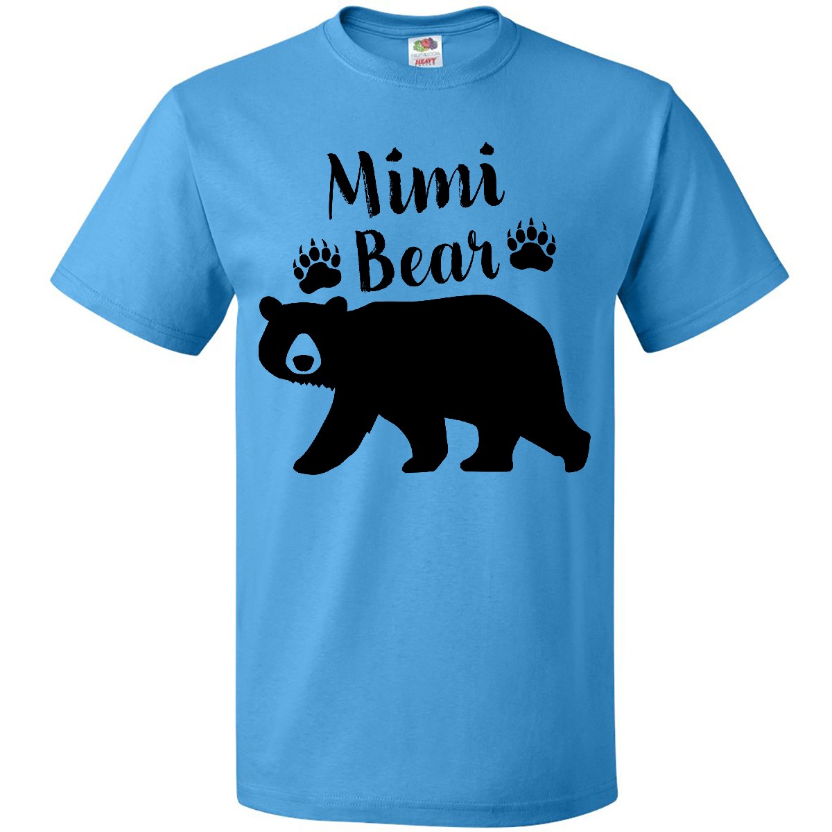 Inktastic Mimi Bär in Schwarz T-Shirt Familie Oma Oma Fun Nase Neu - Bild 5 von 6