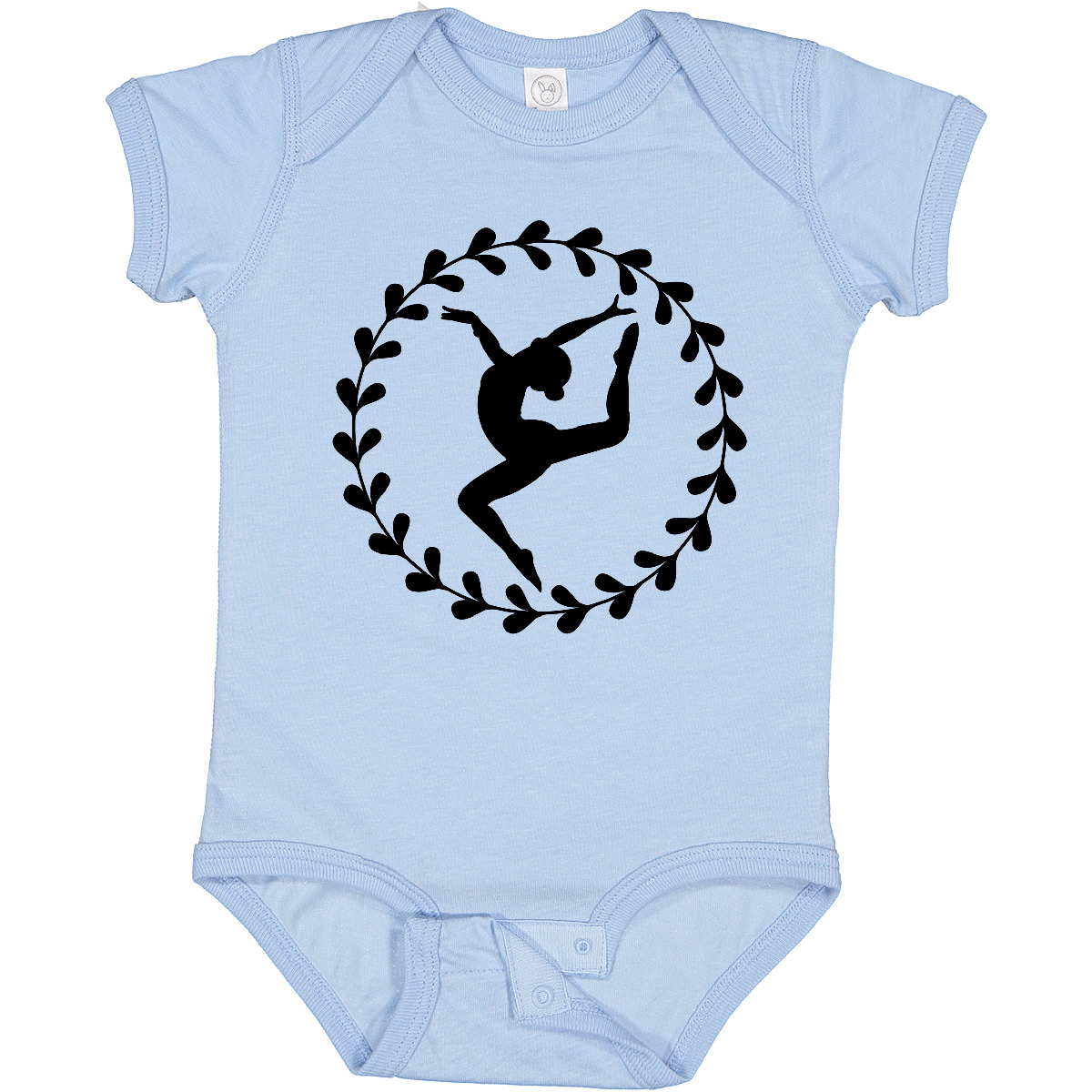 Inktastic Dance Silhouette Ballerina Baby Bodysuit Dancing Girls Girl One-piece - Picture 2 of 6