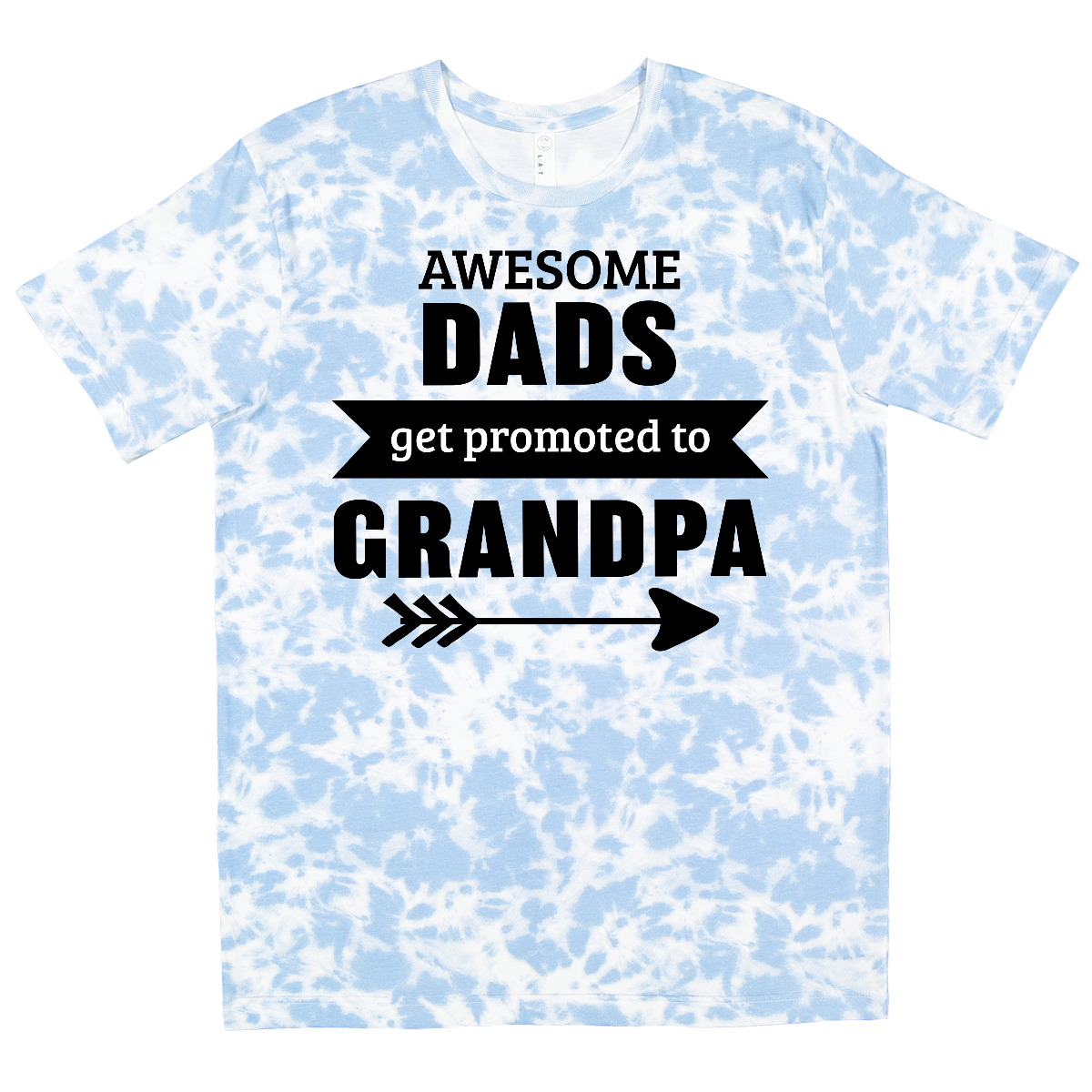 Inktastic Awesome Dads Get Promoted To Grandpa T-Shirt Be Arrow Mens Adult Tees - Picture 9 of 9