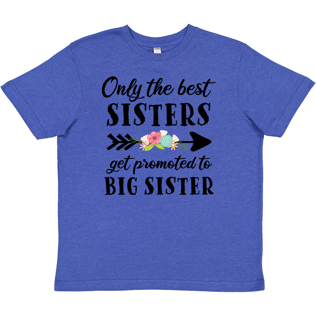 Inktastic Only The Best Sisters Get Promoted To Big Sister Youth T-Shirt Family - Picture 8 of 9