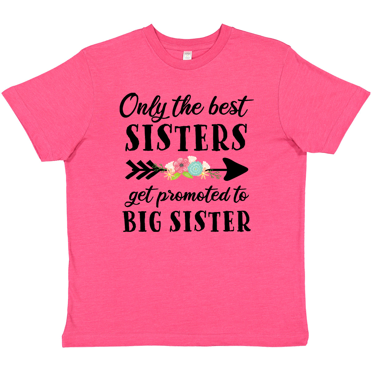 Inktastic Only The Best Sisters Get Promoted To Big Sister Youth T-Shirt Family - Picture 7 of 9