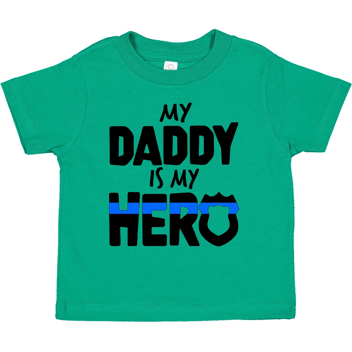 Inktastic My Daddy Is My Hero Police Officer Family Toddler T-Shirt Kids Father - Picture 8 of 15