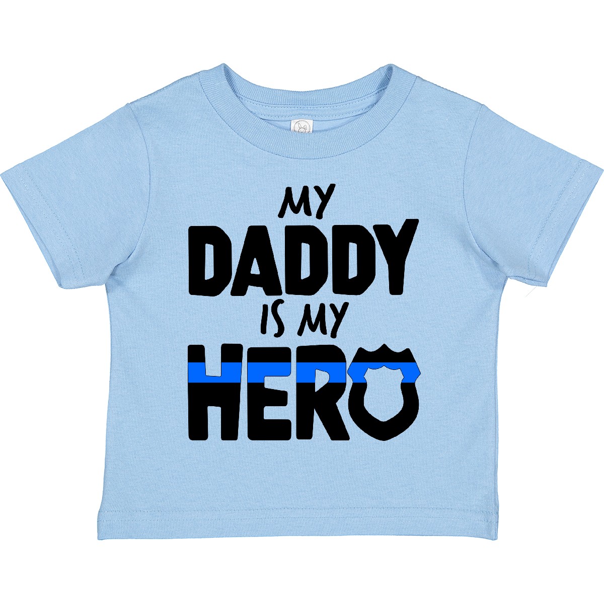 Inktastic My Daddy Is My Hero Police Officer Family Toddler T-Shirt Kids Father - Picture 9 of 15