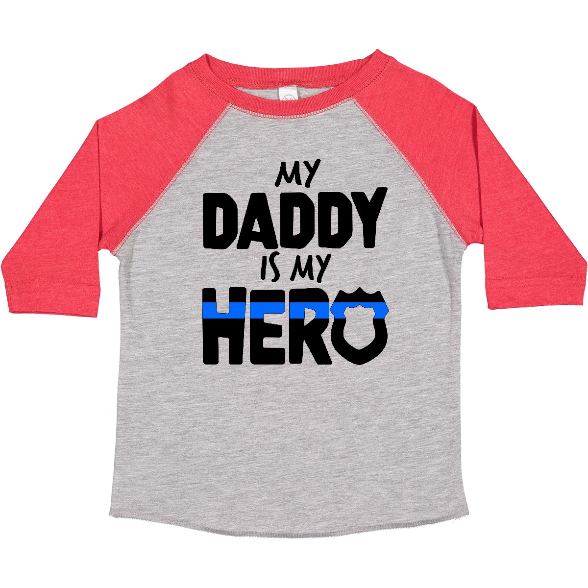 Inktastic My Daddy Is My Hero Police Officer Family Toddler T-Shirt Kids Father - Picture 5 of 15