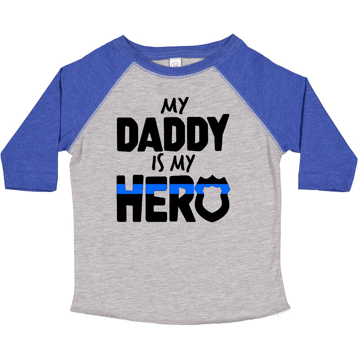Inktastic My Daddy Is My Hero Police Officer Family Toddler T-Shirt Kids Father - Picture 6 of 15