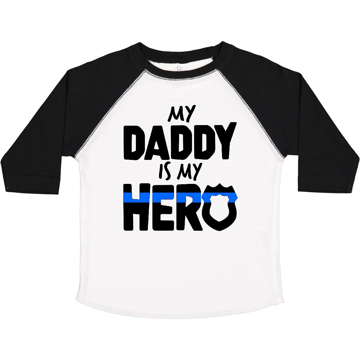 Inktastic My Daddy Is My Hero Police Officer Family Toddler T-Shirt Kids Father - Picture 15 of 15