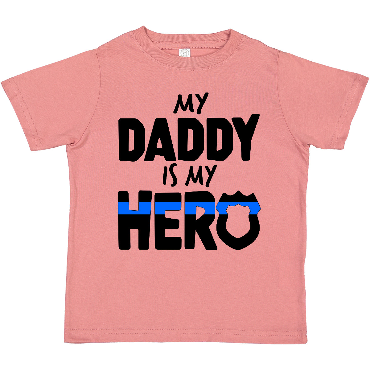 Inktastic My Daddy Is My Hero Police Officer Family Toddler T-Shirt Kids Father - Picture 10 of 15
