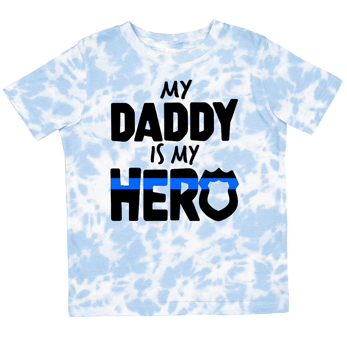 Inktastic My Daddy Is My Hero Police Officer Family Toddler T-Shirt Kids Father - Picture 14 of 15