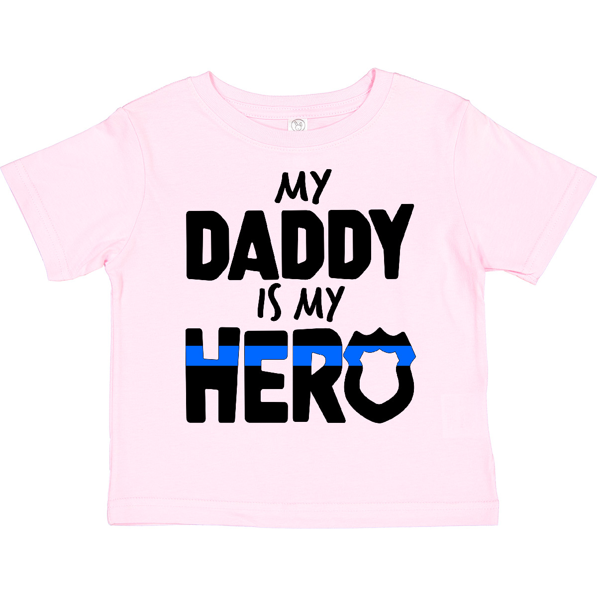 Inktastic My Daddy Is My Hero Police Officer Family Toddler T-Shirt Kids Father - Picture 12 of 15