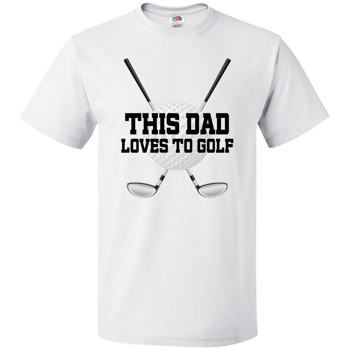 Inktastic Golfing Funny Golf Dad T-Shirt Golfer Clubs Ball Father Apparel Mens - Picture 7 of 7