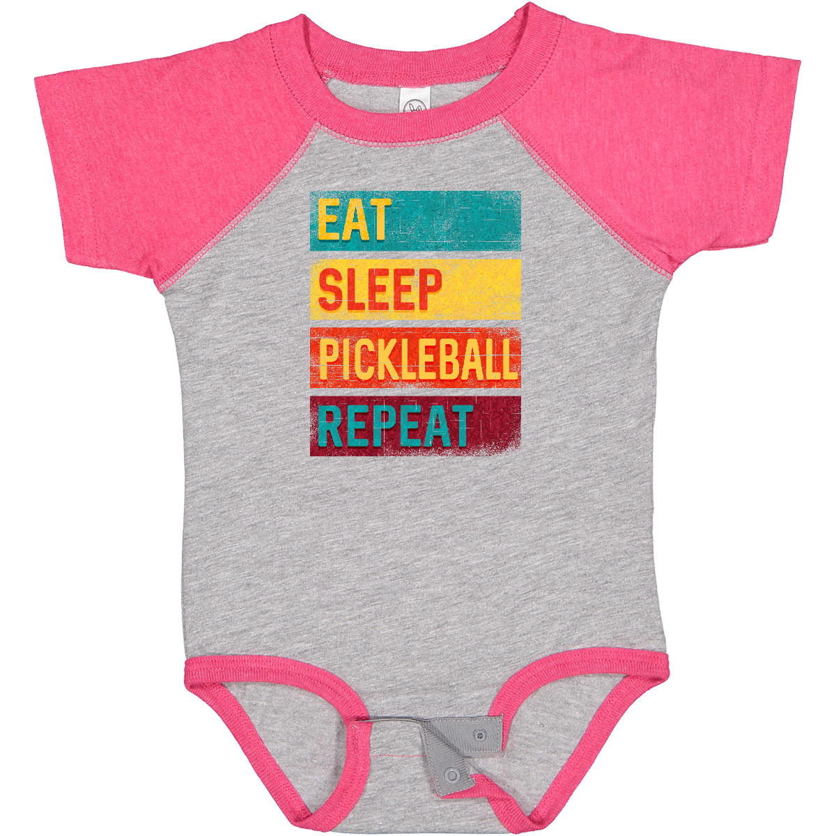 Inktastic Eat Sleep Pickleball Repeat Infant Creeper Sports Funny Retirement Hws - Picture 3 of 10