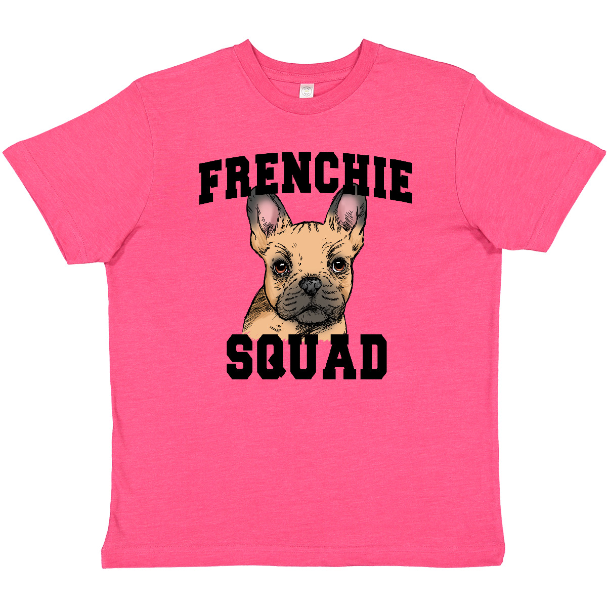 Inktastic Cute French Bulldog Frenchie Squad Youth T-Shirt Pets Dog I Love Dogs - Picture 7 of 9