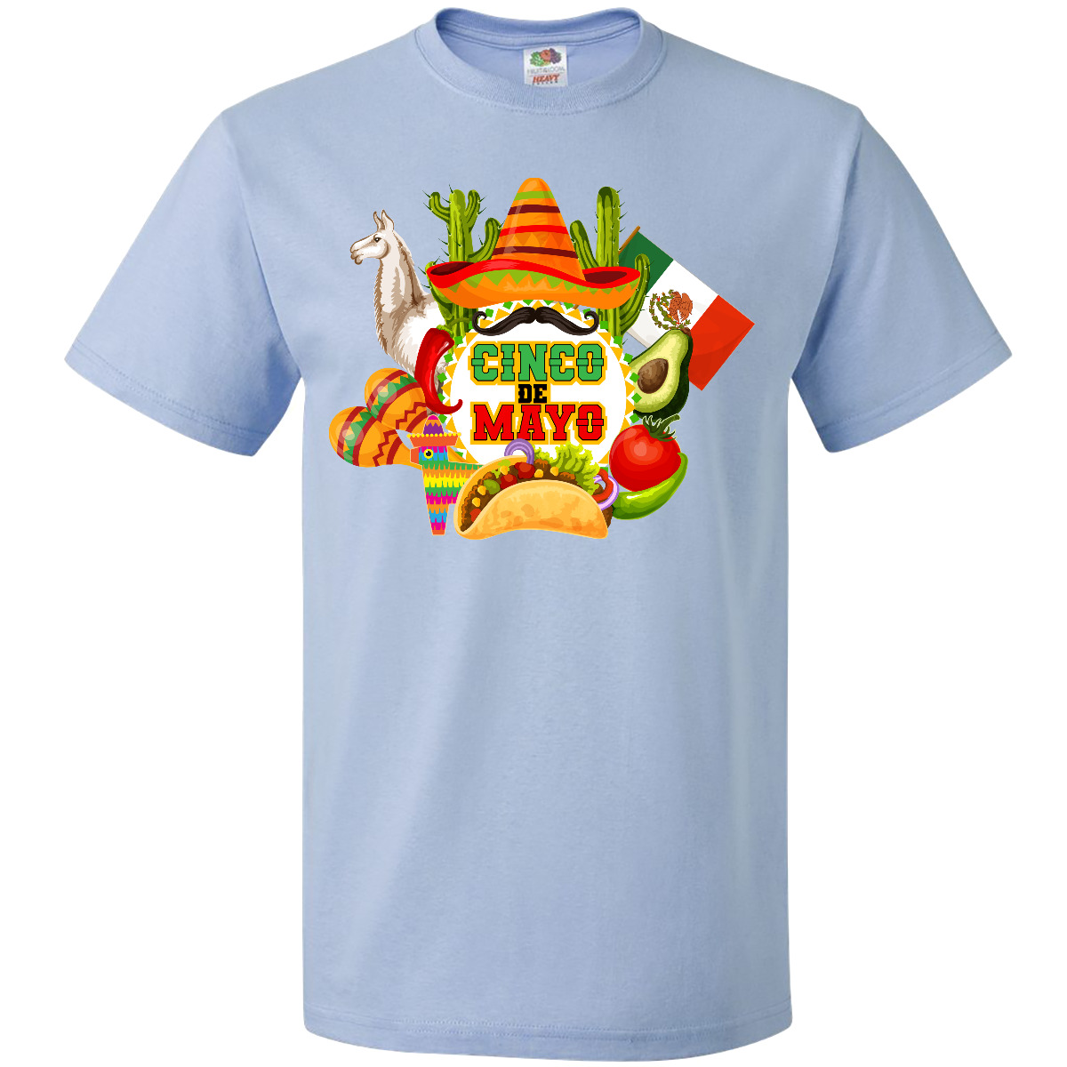 Inktastic Cinco De Mayo Party T-Shirt Sombrero Mexican 5th Apparel Cactus Mens - Picture 7 of 10