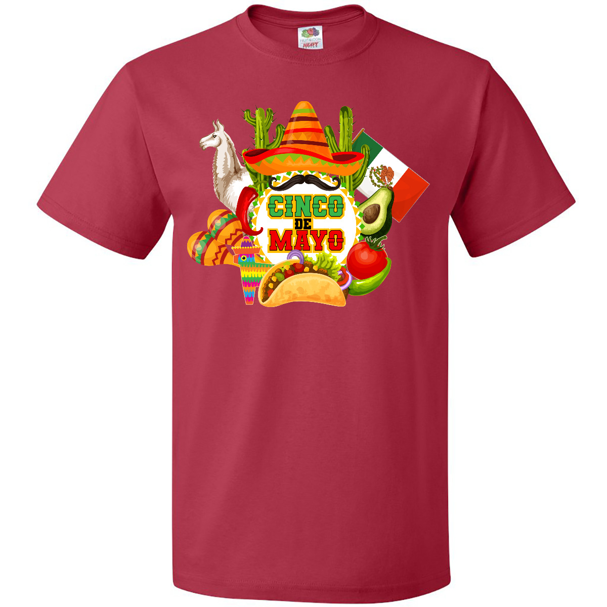 Inktastic Cinco De Mayo Party T-Shirt Sombrero Mexican 5th Apparel Cactus Mens - Picture 9 of 10