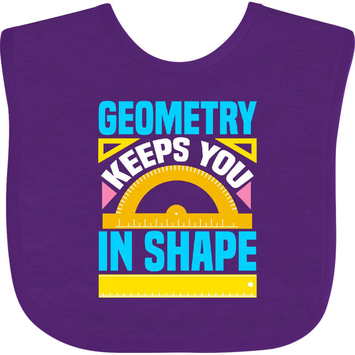 Inktastische Geometrie Mathe Streber lustig Schule Baby Lätzchen Nerd Pi Tag Rücken Kleidung - Bild 13 von 14