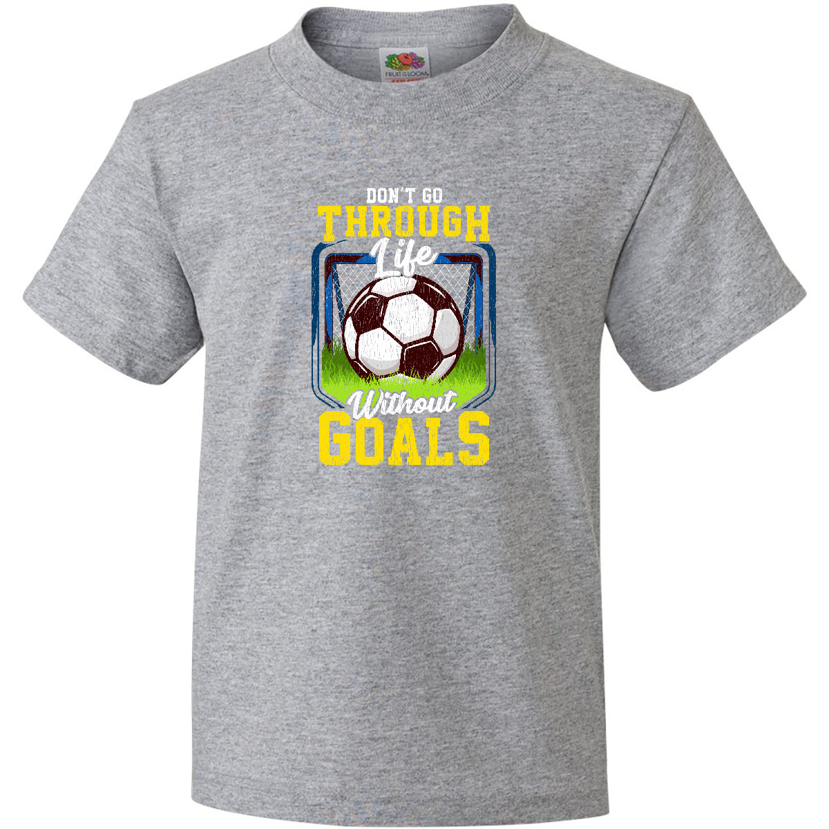 Inktastic Soccer Funny Goals Youth T-Shirt Team Resolutions Apparel Gift Tee Hws - Picture 4 of 10