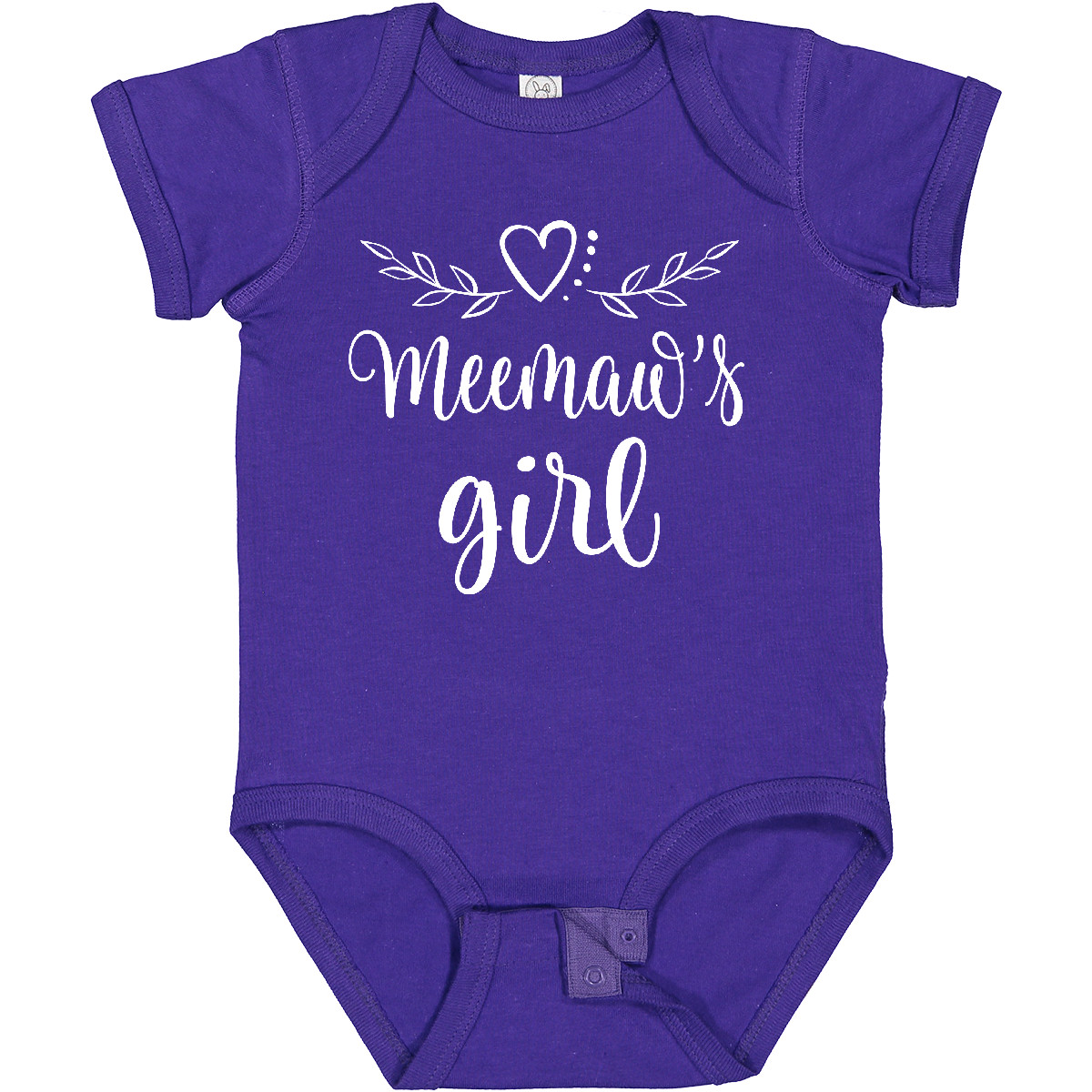 Inktastic Meemaw Girl Granddaughter Baby Bodysuit From Girls Childs Grandbaby - Picture 8 of 10