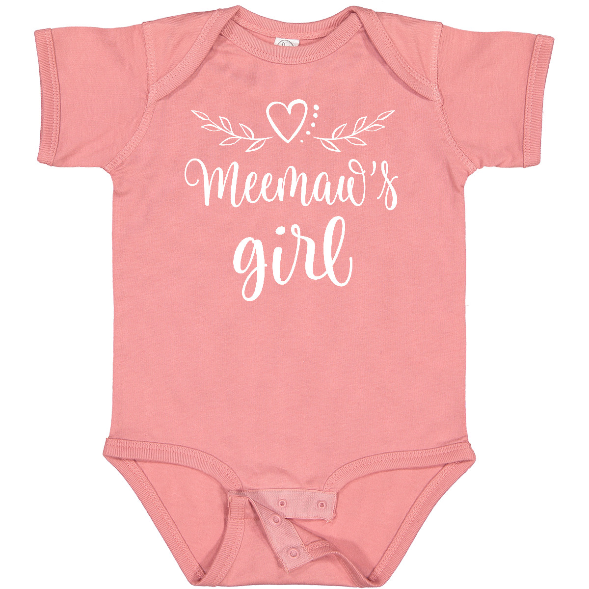 Inktastic Meemaw Girl Granddaughter Baby Bodysuit From Girls Childs Grandbaby - Picture 6 of 10