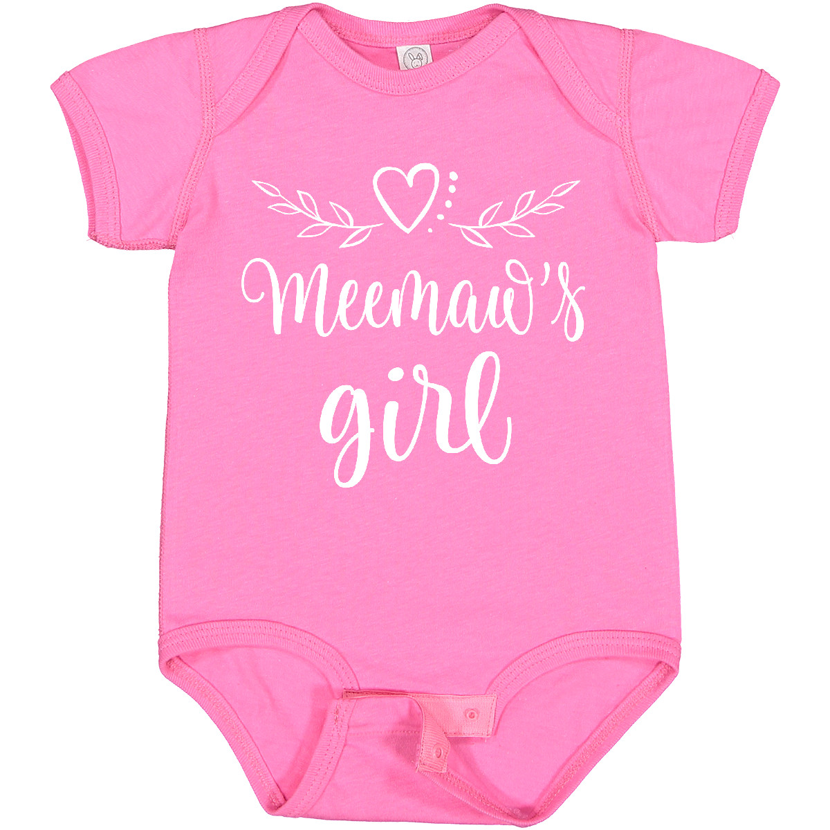 Inktastic Meemaw Girl Granddaughter Baby Bodysuit From Girls Childs Grandbaby - Picture 9 of 10