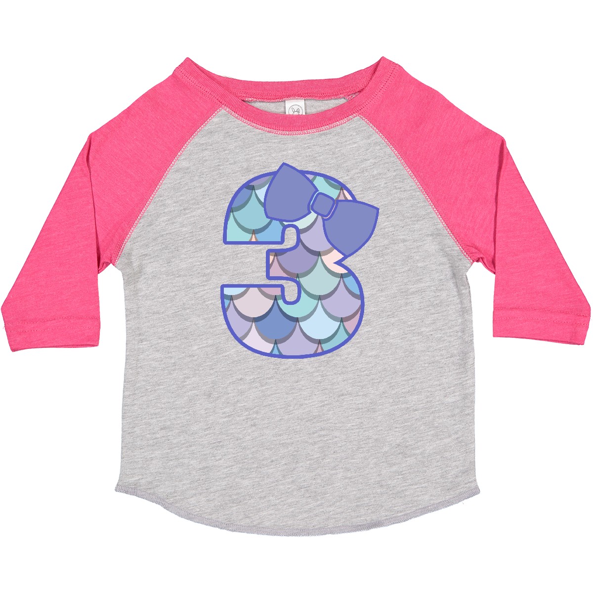 Inktastic 3rd Birthday Mermaid 3 Year Old Girl Toddler T-Shirt Childs Clothes - Picture 4 of 10