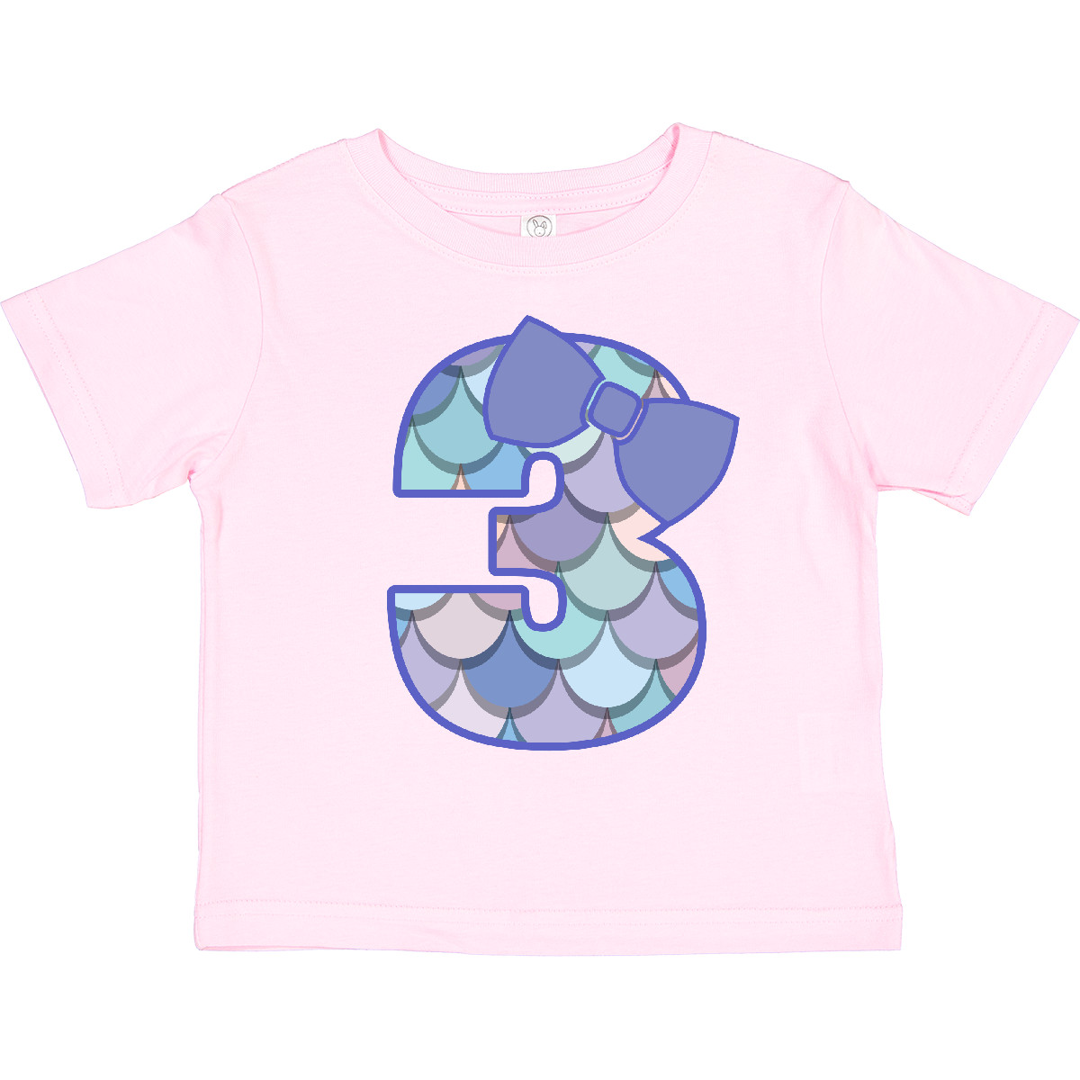 Inktastic 3rd Birthday Mermaid 3 Year Old Girl Toddler T-Shirt Childs Clothes - Picture 7 of 10