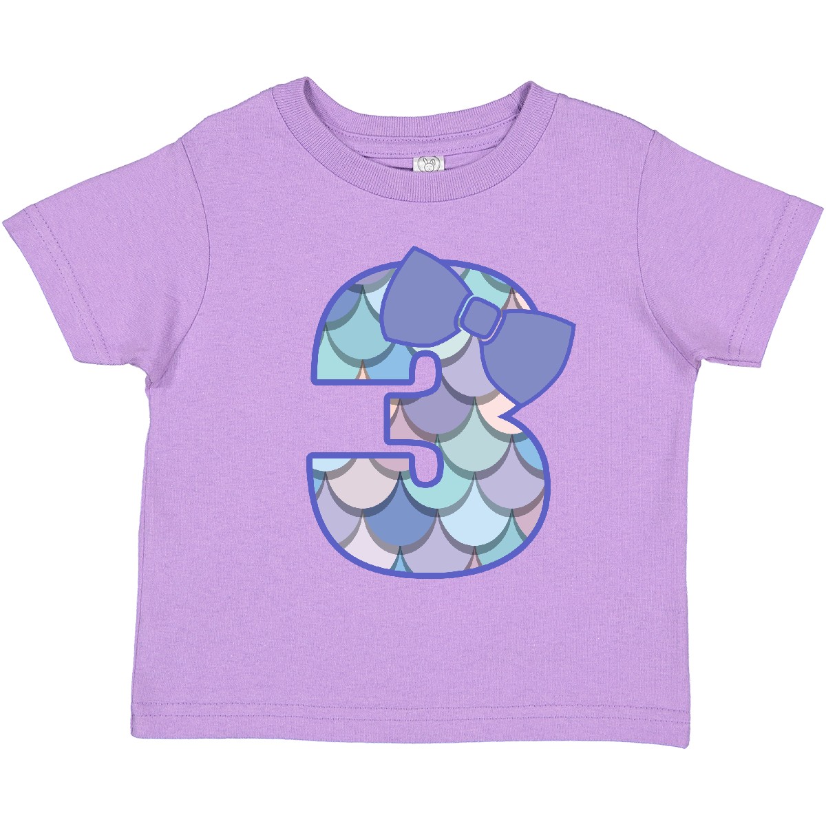 Inktastic 3rd Birthday Mermaid 3 Year Old Girl Toddler T-Shirt Childs Clothes - Picture 6 of 10
