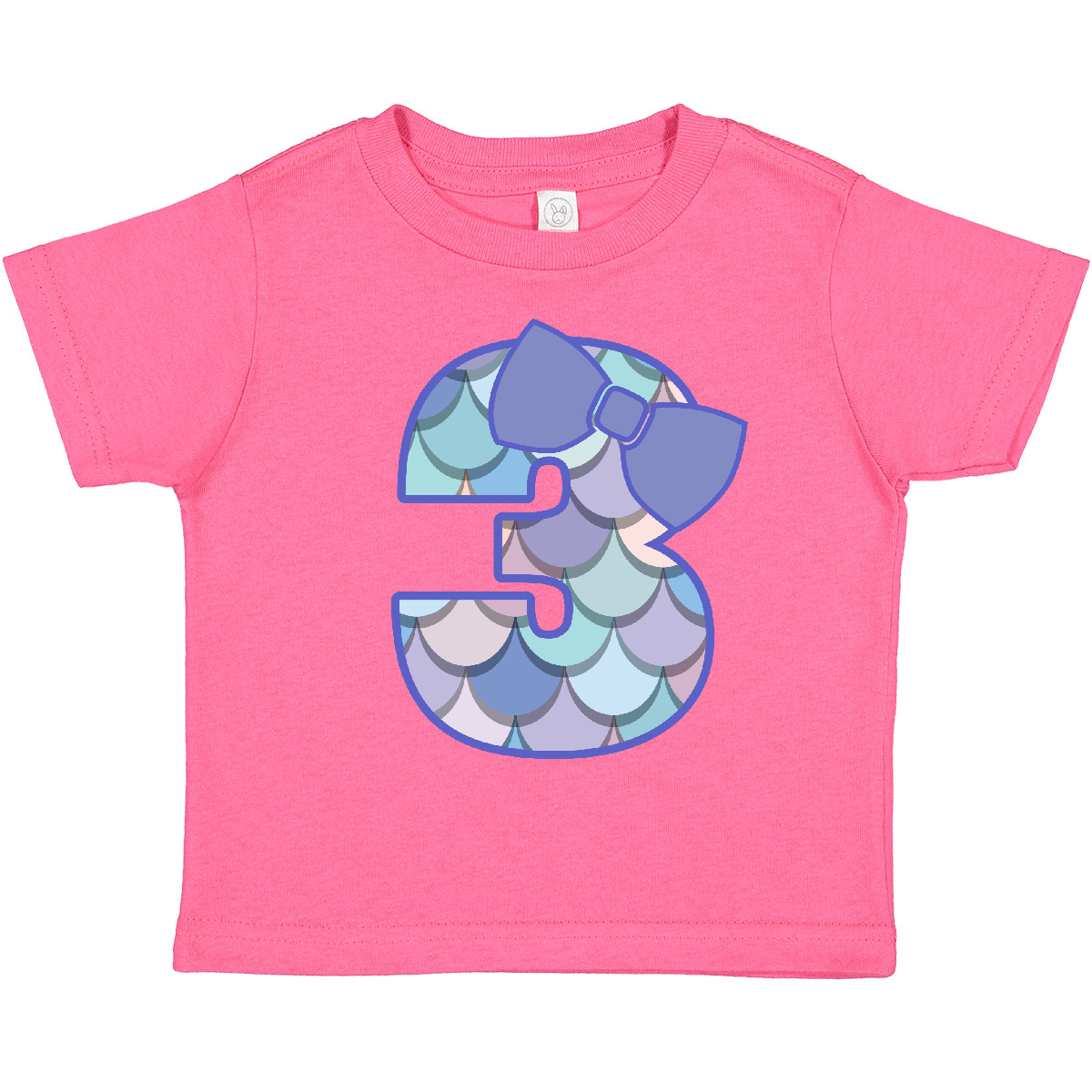 Inktastic 3rd Birthday Mermaid 3 Year Old Girl Toddler T-Shirt Childs Clothes - Picture 5 of 10
