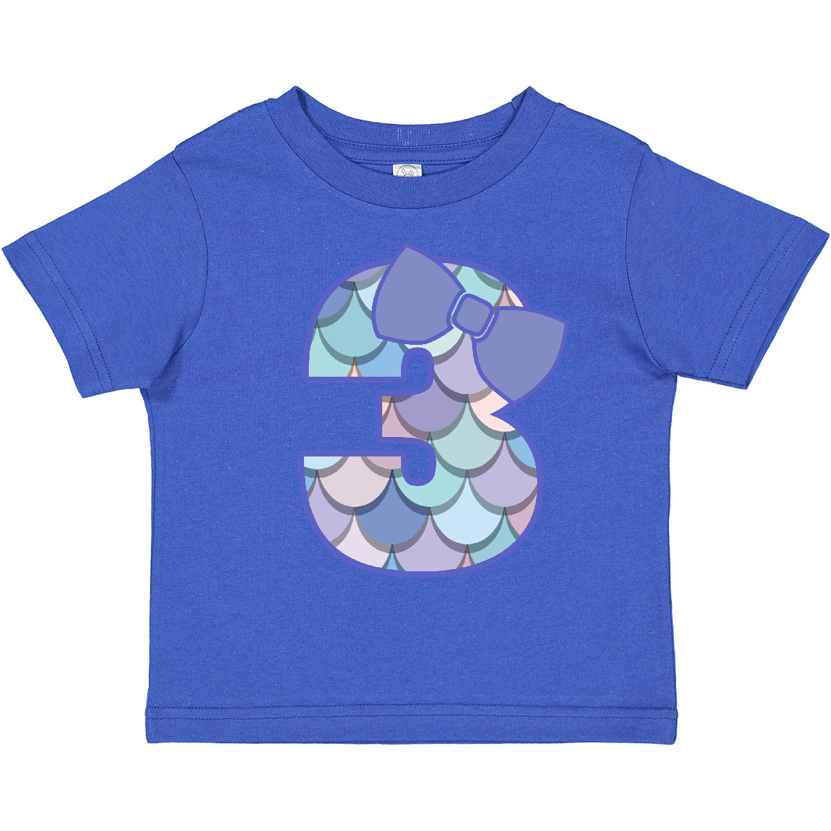 Inktastic 3rd Birthday Mermaid 3 Year Old Girl Toddler T-Shirt Childs Clothes - Picture 8 of 10