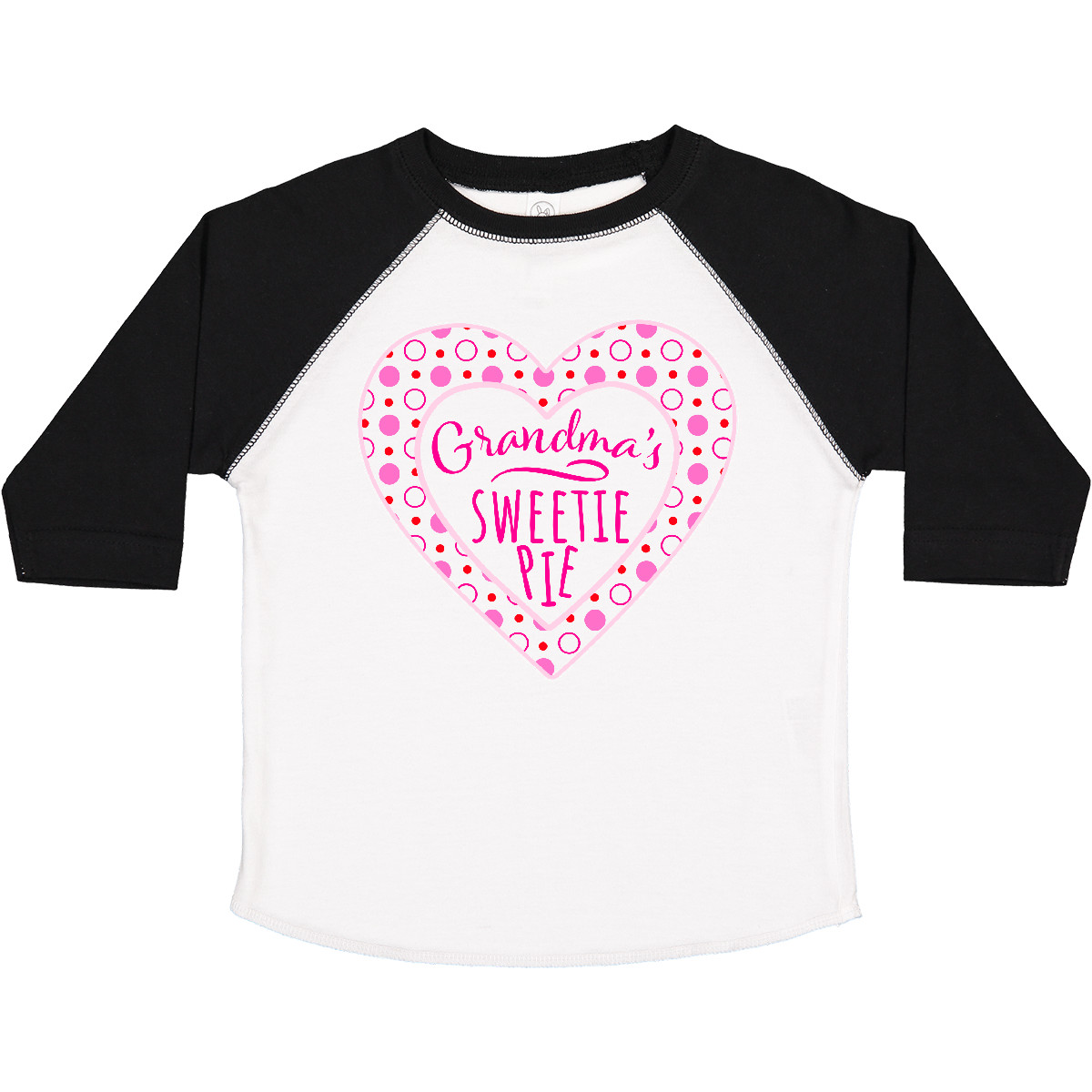 Inktastic Grandma's Sweetie Pie With Pink Hearts Toddler T-Shirt Valentines Kids - Picture 11 of 11