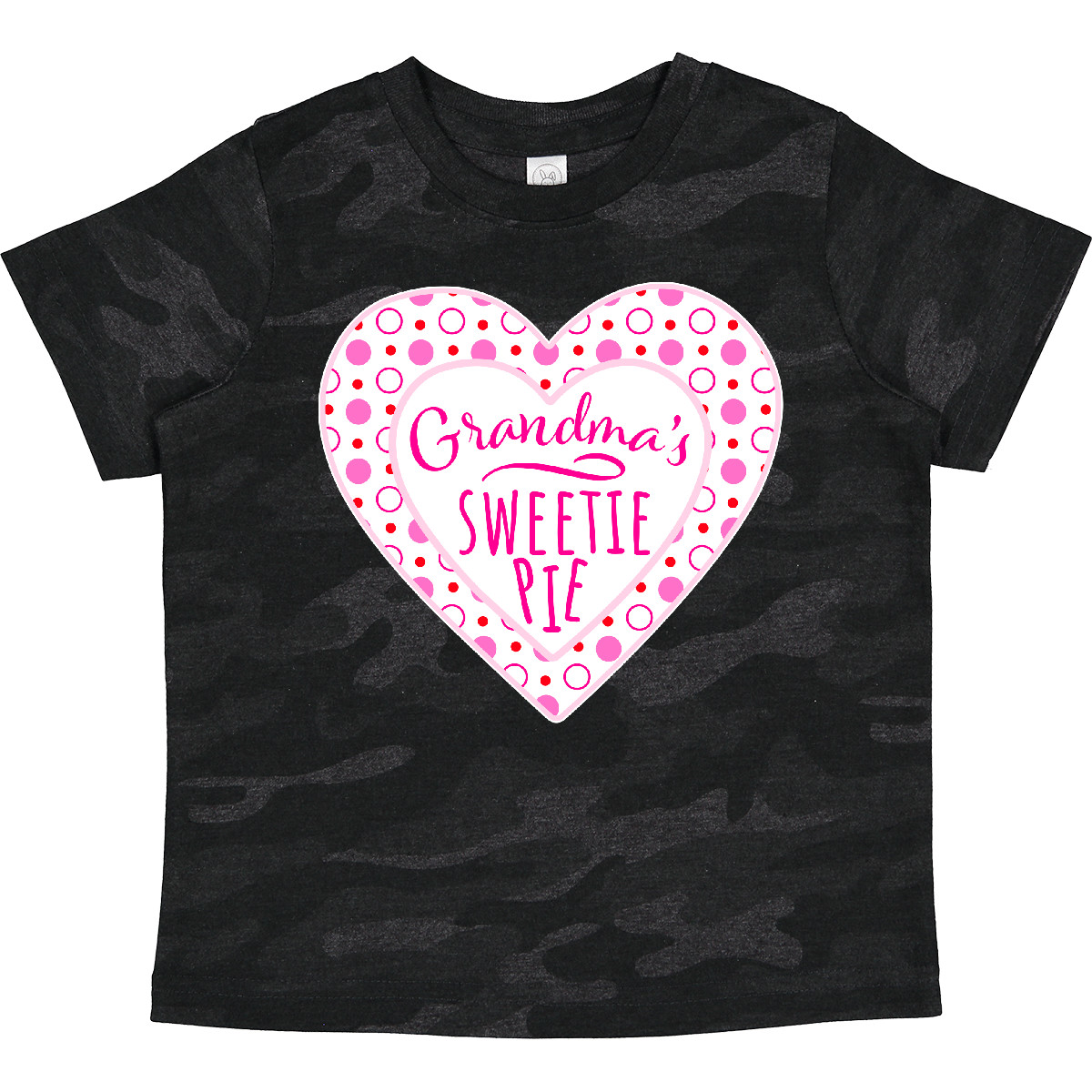 Inktastic Grandma's Sweetie Pie With Pink Hearts Toddler T-Shirt Valentines Kids - Picture 8 of 11