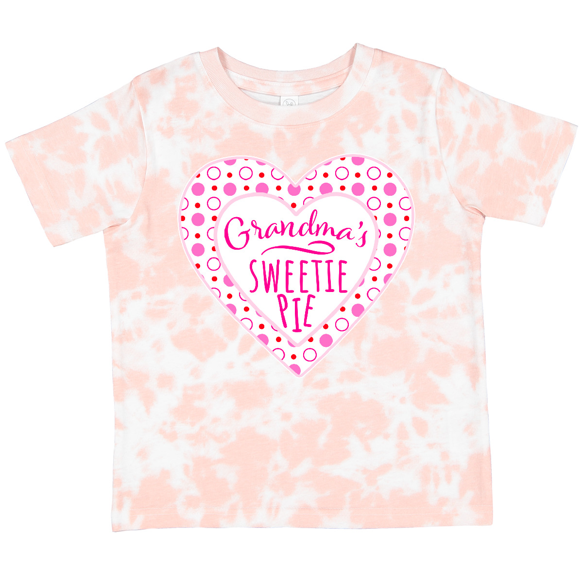 Inktastic Grandma's Sweetie Pie With Pink Hearts Toddler T-Shirt Valentines Kids - Picture 9 of 11