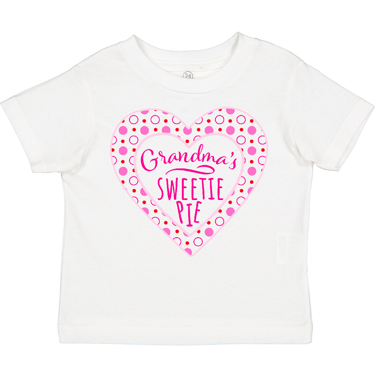 Inktastic Grandma's Sweetie Pie With Pink Hearts Toddler T-Shirt Valentines Kids - Picture 10 of 11