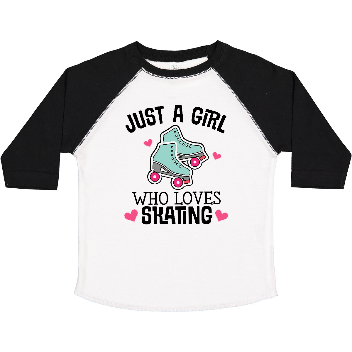Inktastic Just A Girl Who Loves Skating Toddler T-Shirt Vintage Cute Baby Child - Picture 11 of 11
