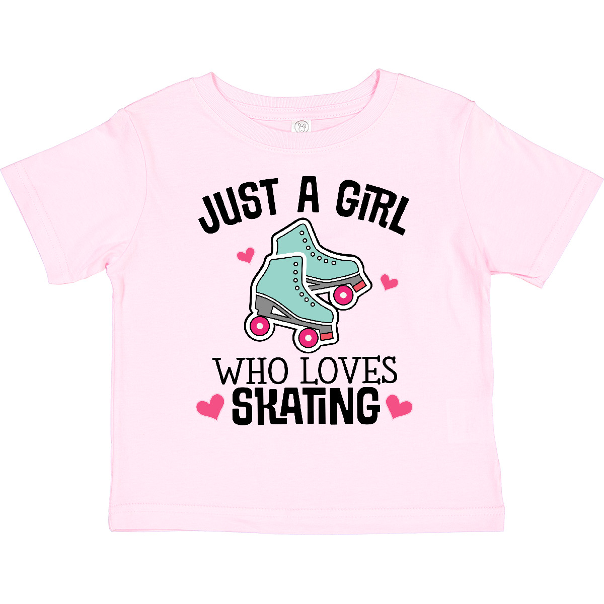 Inktastic Just A Girl Who Loves Skating Toddler T-Shirt Vintage Cute Baby Child - Picture 8 of 11