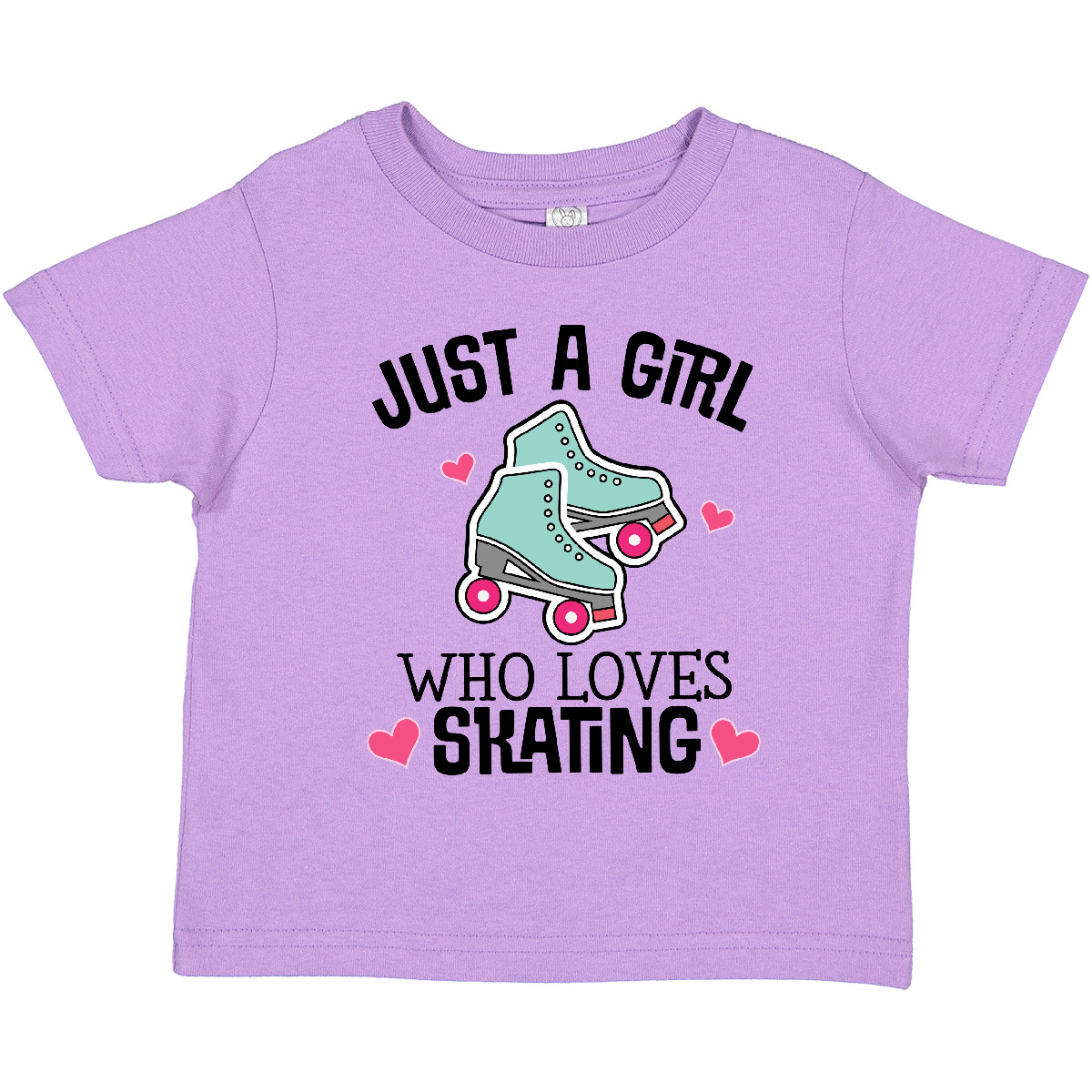 Inktastic Just A Girl Who Loves Skating Toddler T-Shirt Vintage Cute Baby Child - Picture 6 of 11