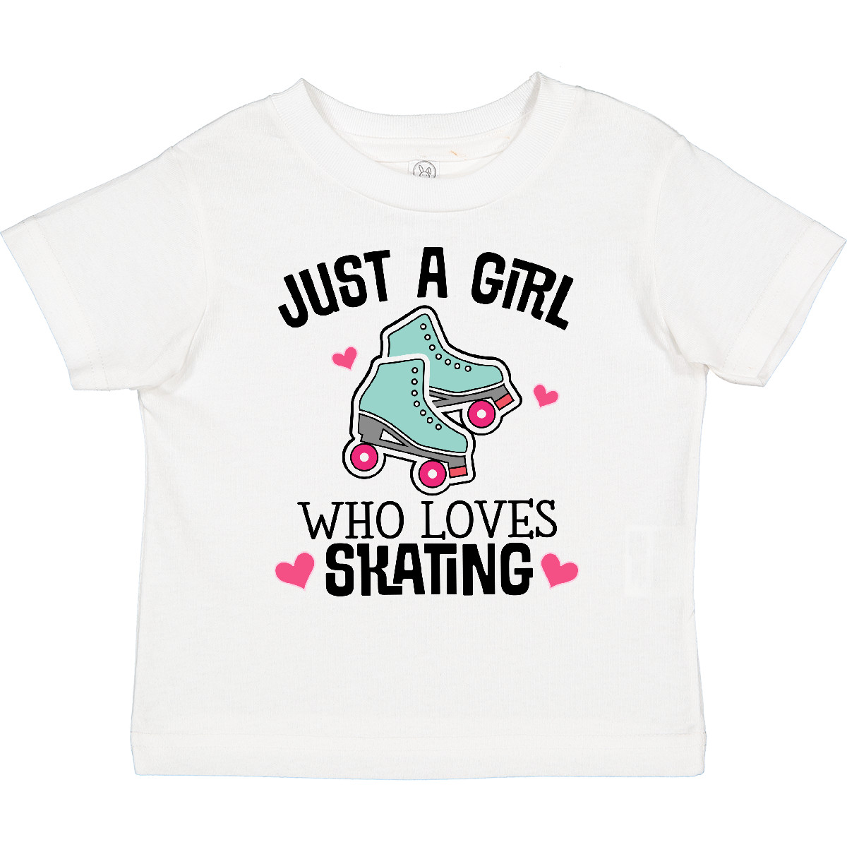 Inktastic Just A Girl Who Loves Skating Toddler T-Shirt Vintage Cute Baby Child - Picture 10 of 11