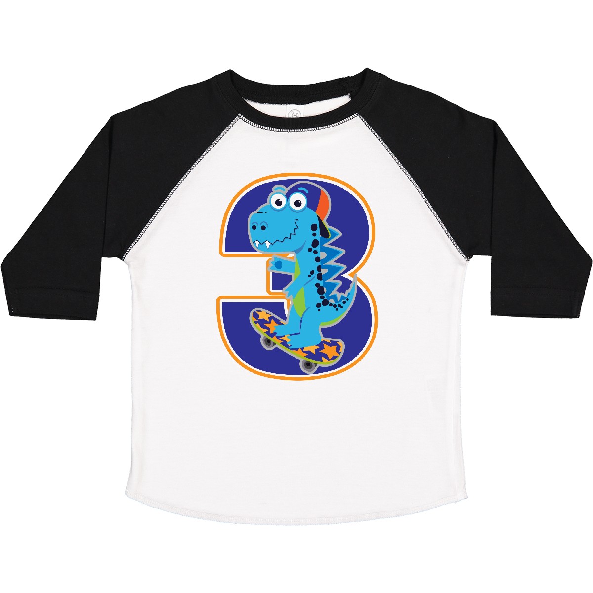 Inktastic 3rd Birthday Dinosaur Boy 3 Year Old Toddler T-Shirt Three Boys Childs - Picture 12 of 12