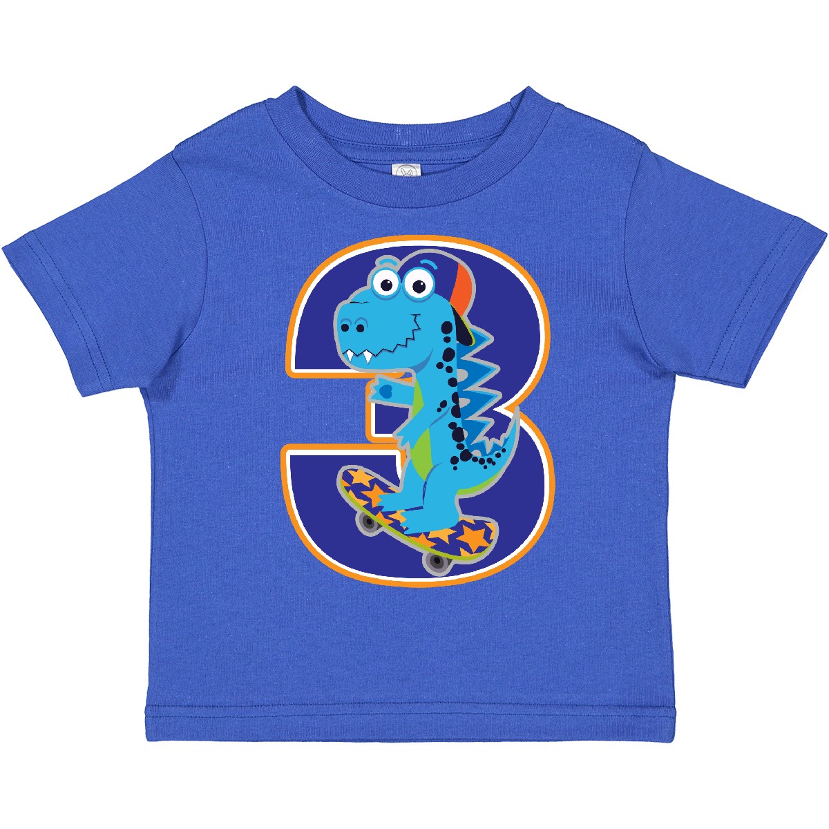 Inktastic 3rd Birthday Dinosaur Boy 3 Year Old Toddler T-Shirt Three Boys Childs - Picture 11 of 12
