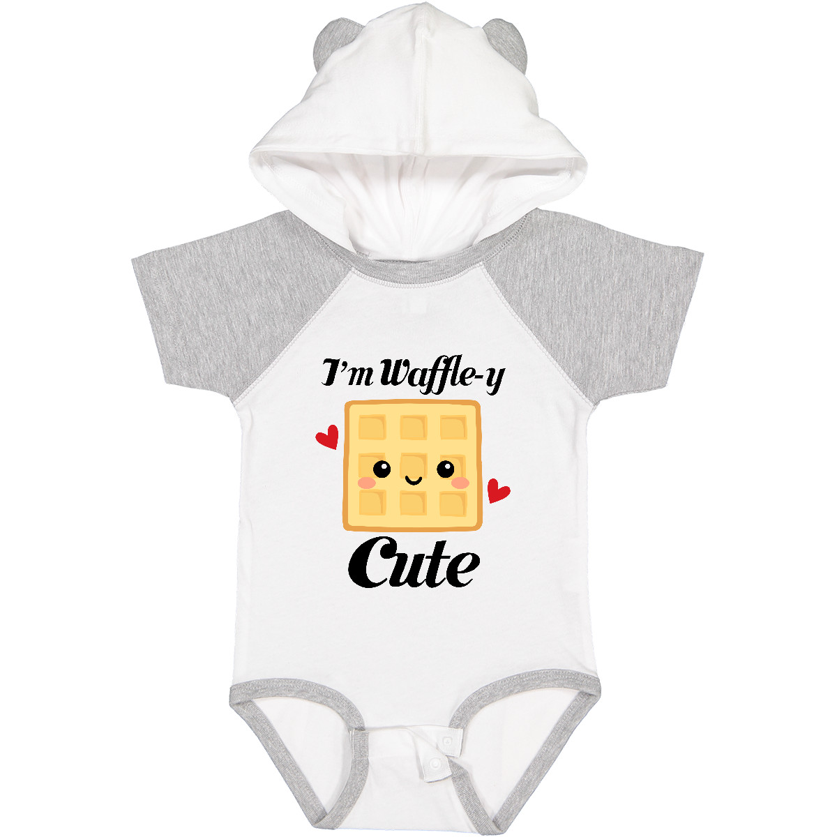 Inktastic Waffle Pun Im Waffle-y Cute Infant Creeper Food Childs Shower Funny - Picture 10 of 10