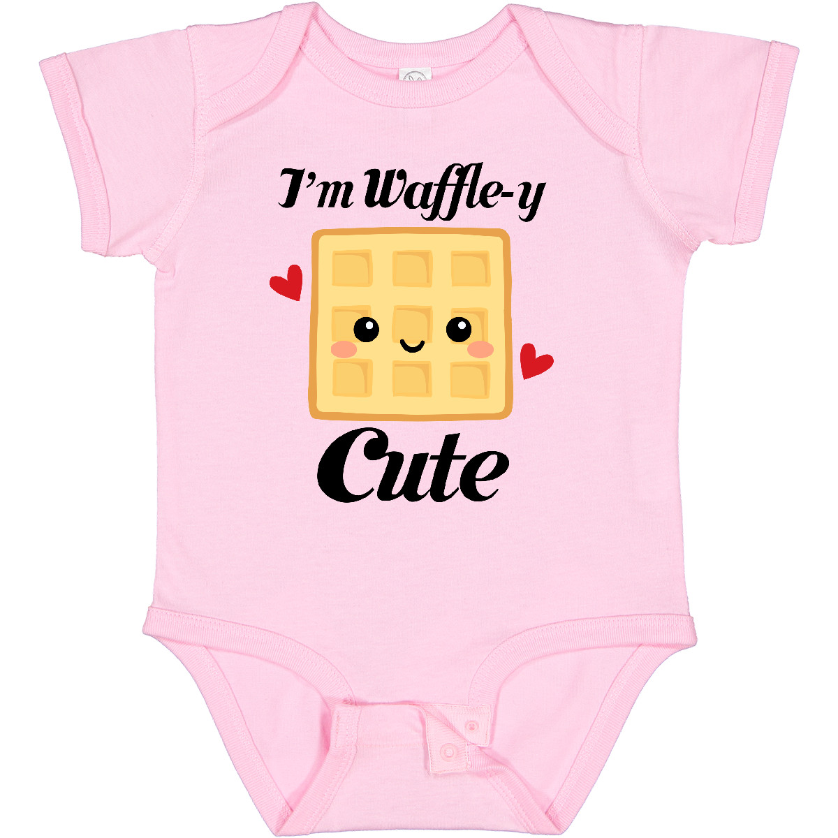 Inktastic Waffle Pun Im Waffle-y Cute Infant Creeper Food Childs Shower Funny - Picture 9 of 10