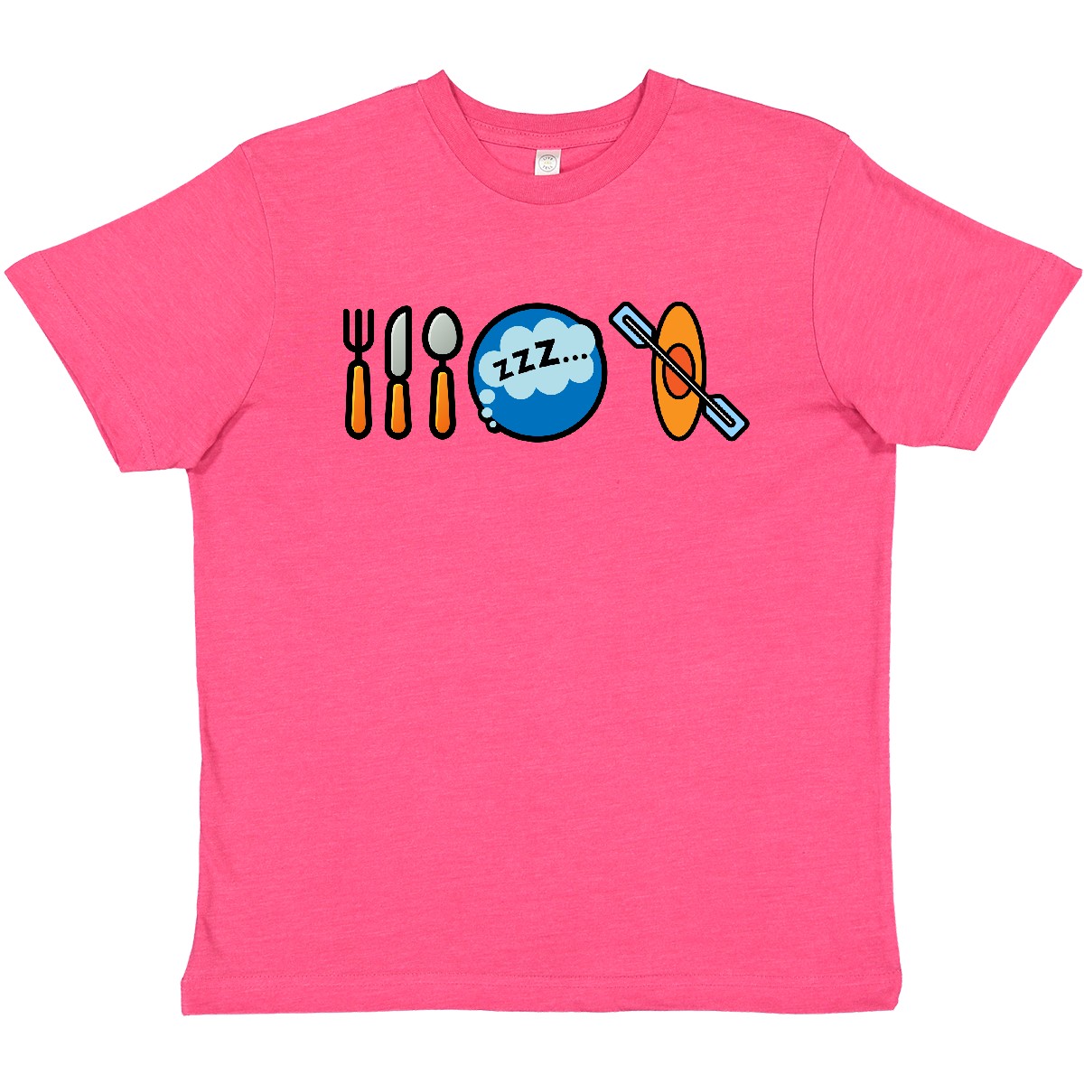 Inktastic Kayaking Eat Sleep Kayak Youth T-Shirt Boating Whitewater Future Tee