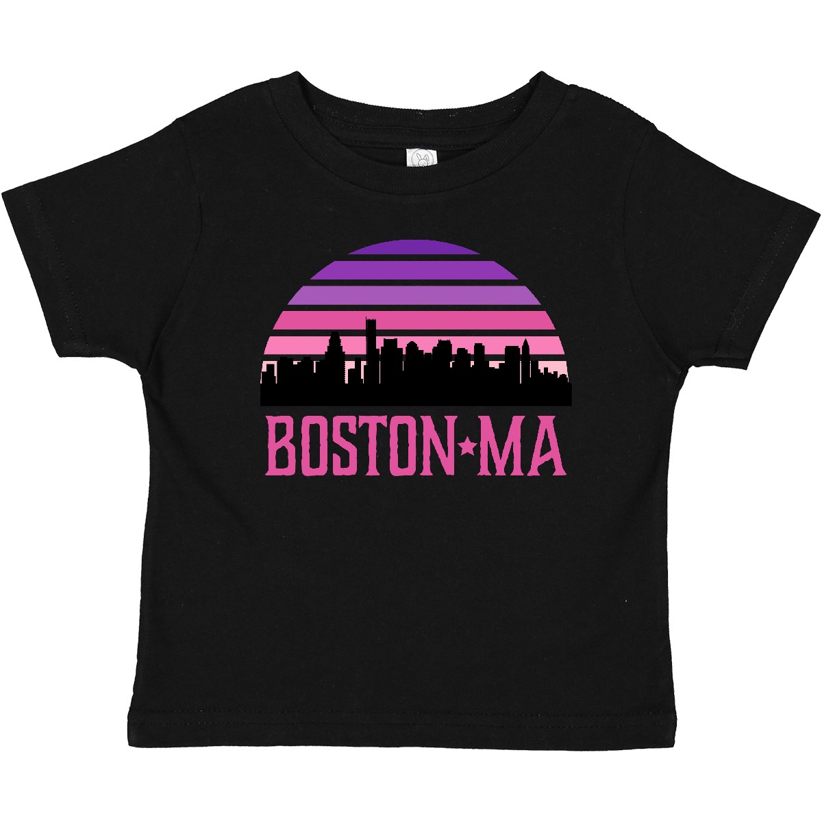 Inktastic Boston Gifts For Kids Retro Skyline Baby T-Shirt Clothes Travel Trip U - Picture 2 of 4