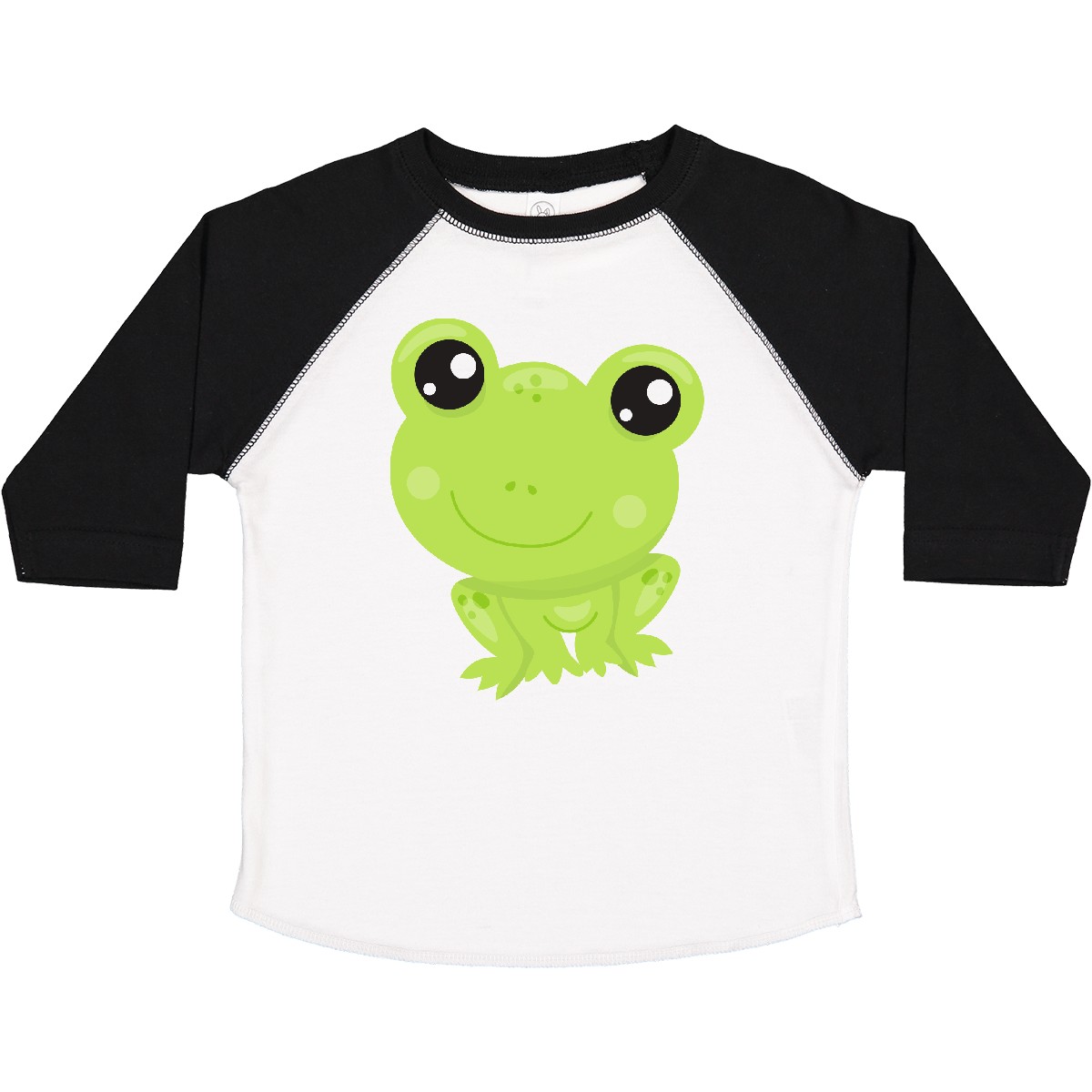Inktastic Cute Frog, Little Frog, Baby Frog, Green Frog Toddler T-Shirt Animals - Picture 13 of 13