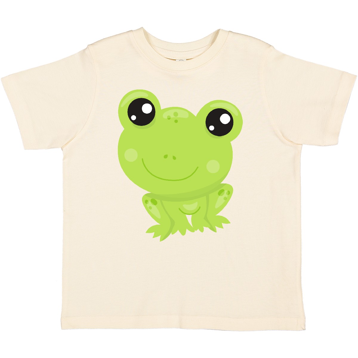 Inktastic Cute Frog, Little Frog, Baby Frog, Green Frog Toddler T-Shirt Animals - Picture 9 of 13