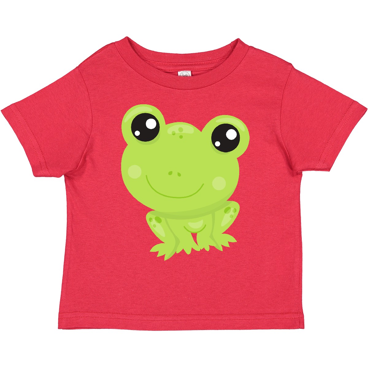 Inktastic Cute Frog, Little Frog, Baby Frog, Green Frog Toddler T-Shirt Animals - Picture 10 of 13