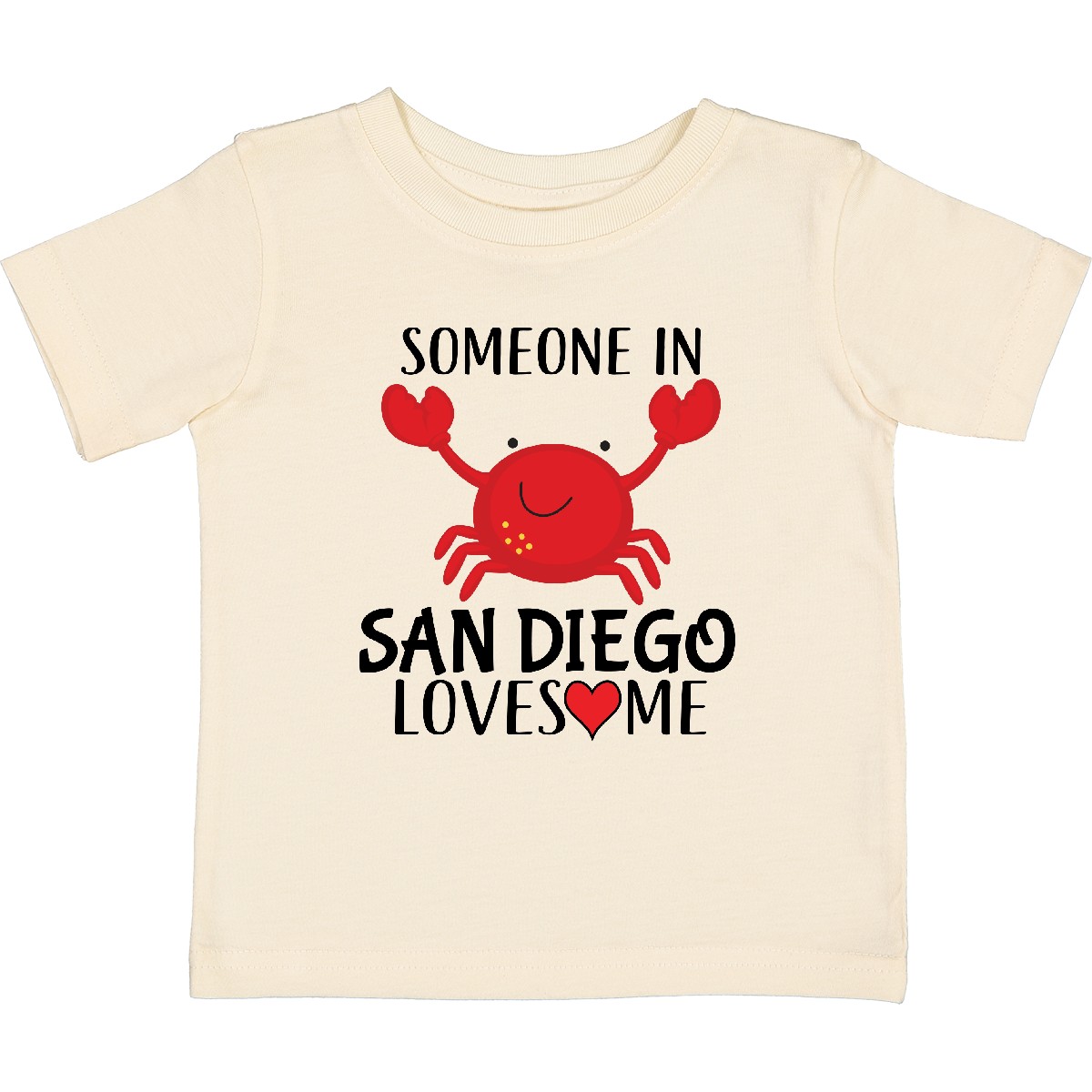 Inktastic Someone In San Diego Loves Me Gift Baby T-Shirt Beach Clothes Infant - Picture 6 of 8