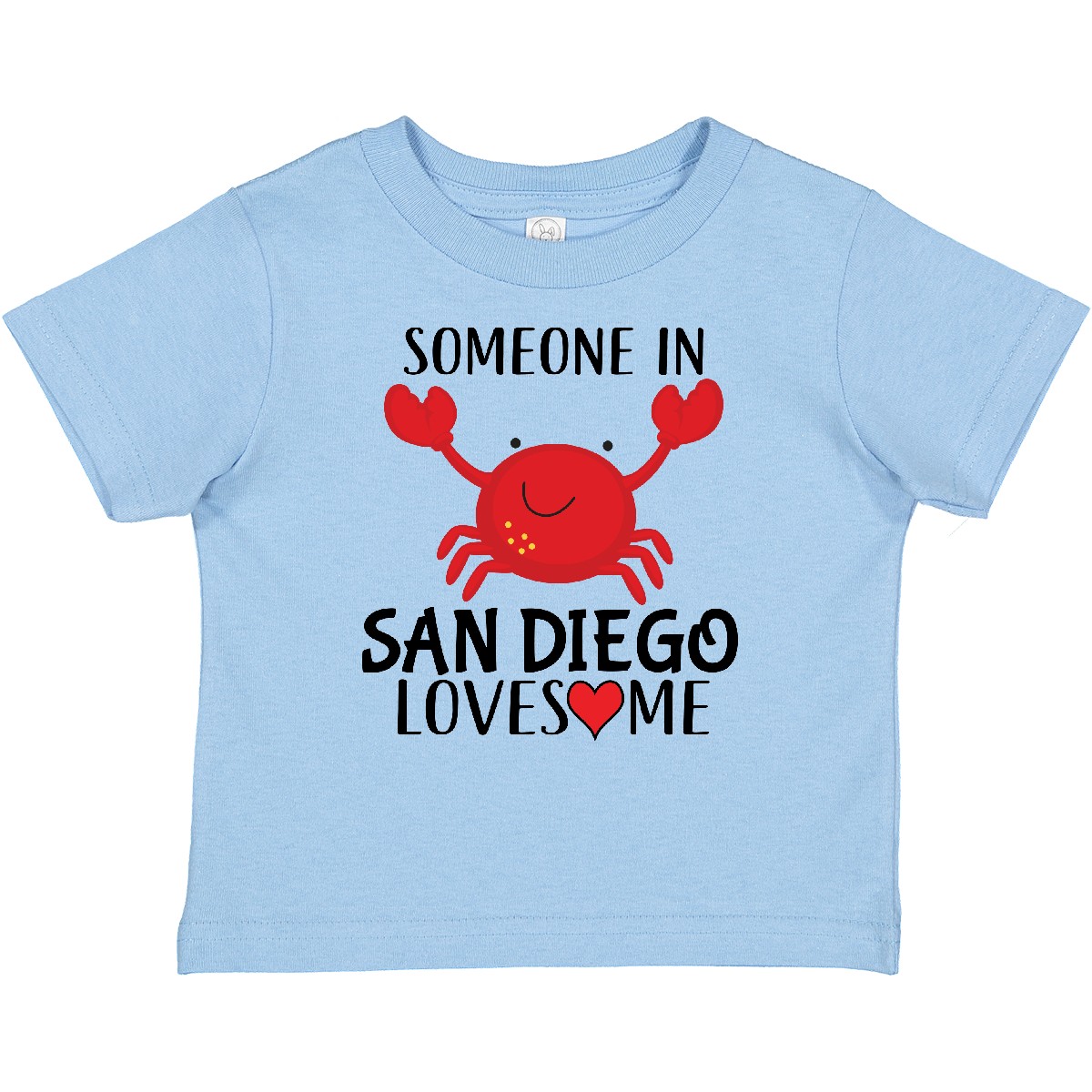 Inktastic Someone In San Diego Loves Me Gift Baby T-Shirt Beach Clothes Infant - Picture 4 of 8