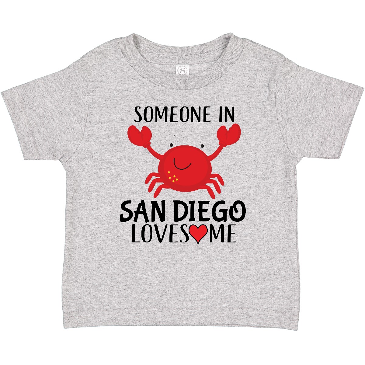 Inktastic Someone In San Diego Loves Me Gift Baby T-Shirt Beach Clothes Infant - Picture 2 of 8