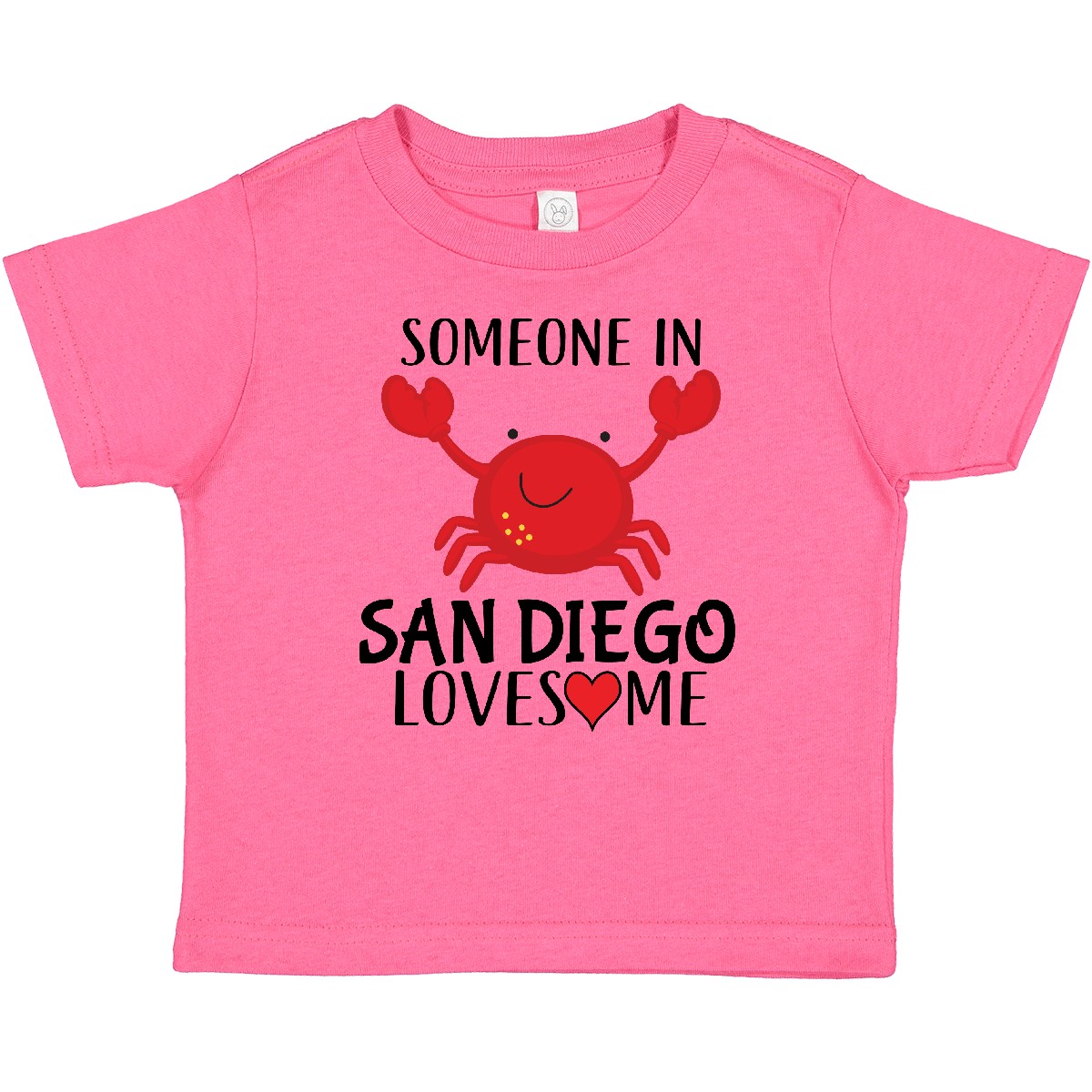 Inktastic Someone In San Diego Loves Me Gift Baby T-Shirt Beach Clothes Infant - Picture 3 of 8